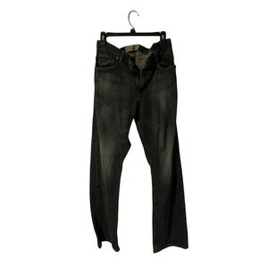 Wrangler Jeans Co Mens 34x34 Dark Wash Straight Leg Denim Jeans 98RNWWD